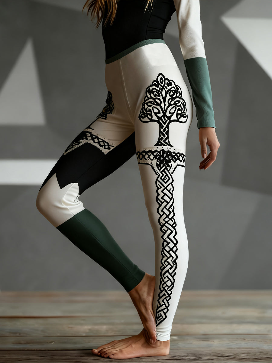 Leggings estilo vikingo para mujer