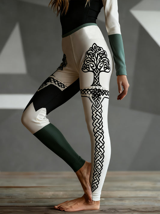 Leggings estilo vikingo para mujer