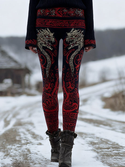 Leggings estilo vikingo para mujer