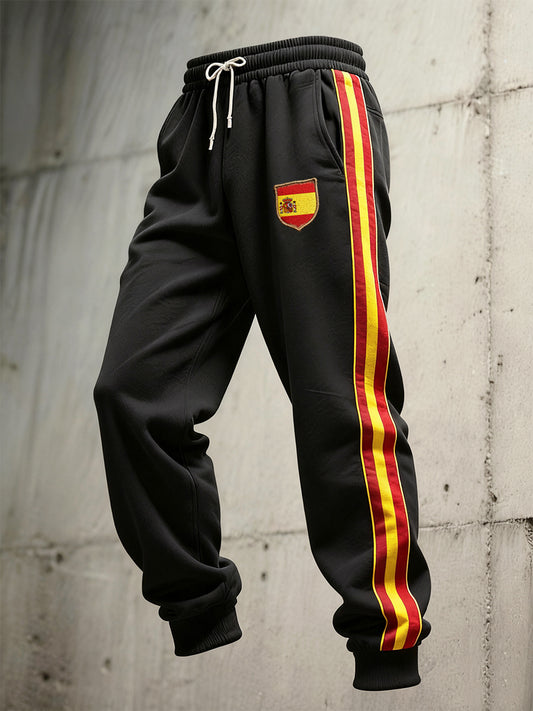 Pantalones largos casuales de moda vintage para hombres