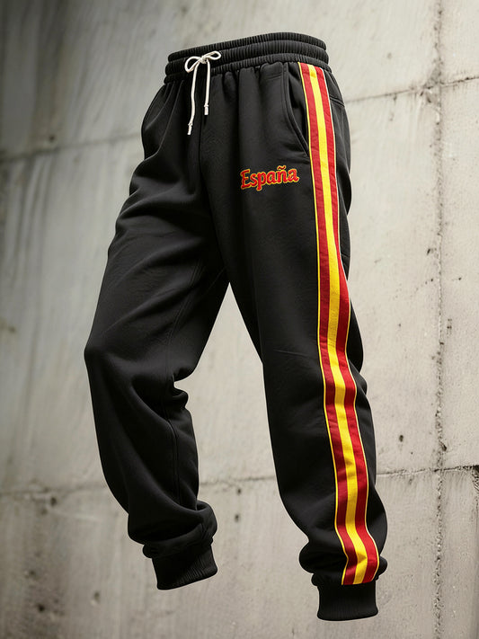 Pantalones largos casuales de moda vintage para hombres