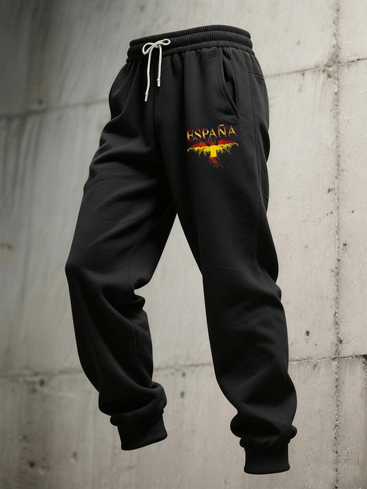 Pantalones largos casuales de moda vintage para hombres