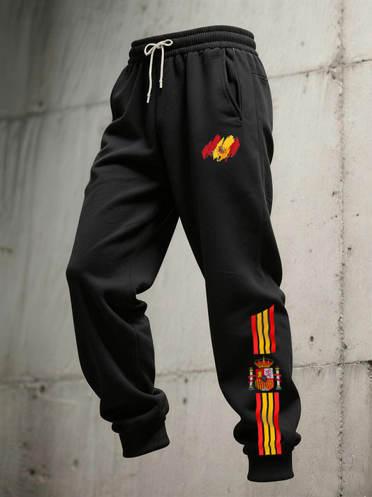 Pantalones largos casuales de moda vintage para hombres