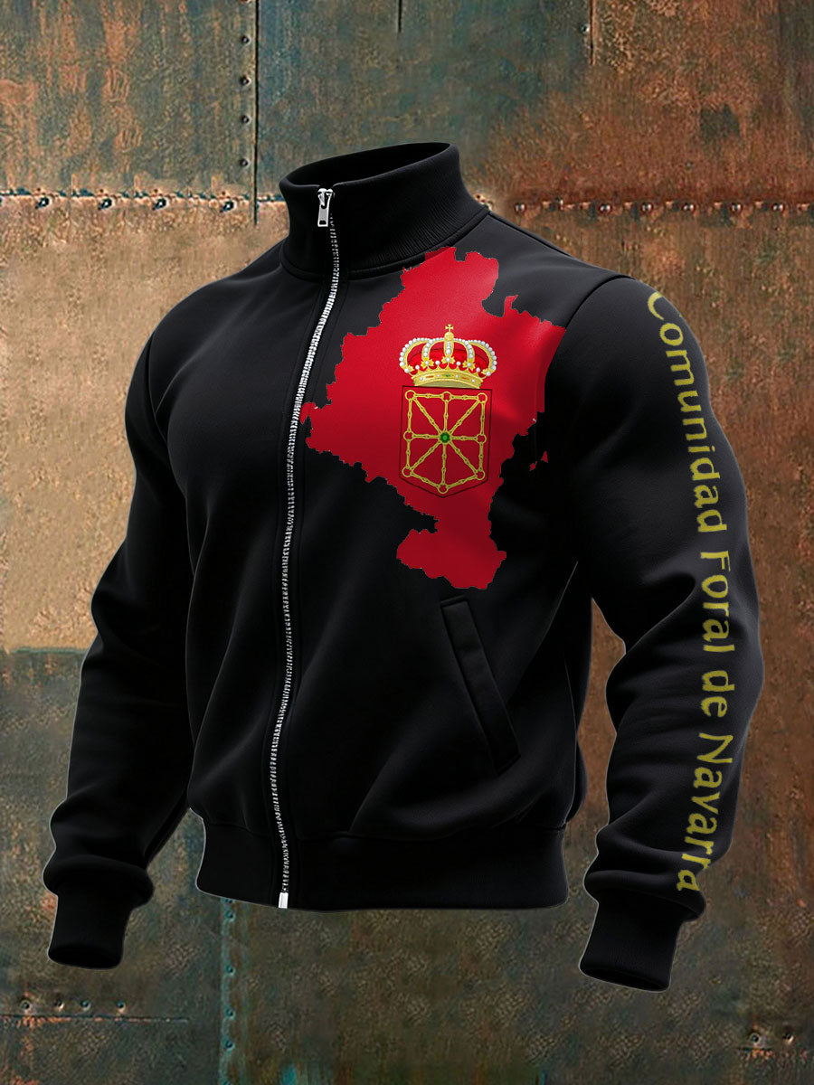 Abrigo estampado Avarre de España para hombre