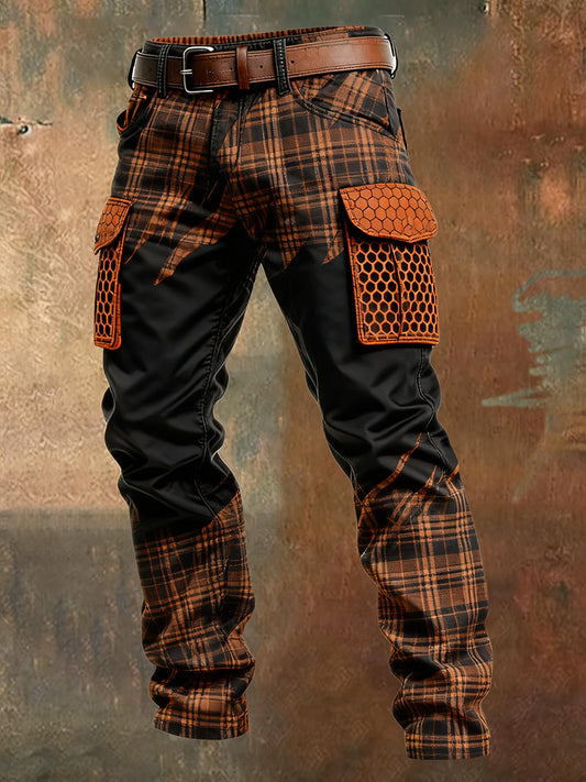 Pantalones casuales del trabajo del estilo del negocio retro de los hombres