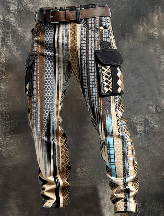 Pantalones casuales del trabajo del estilo del negocio retro de los hombres