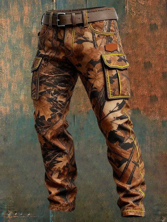 Pantalones casuales del trabajo del estilo del negocio retro de los hombres