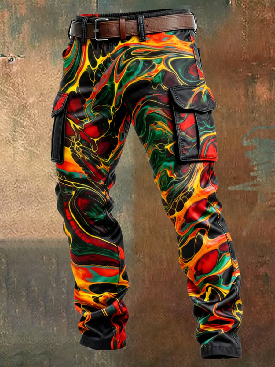 Pantalones casuales del trabajo del estilo del negocio retro de los hombres