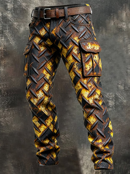 Pantalones casuales del trabajo del estilo del negocio retro de los hombres