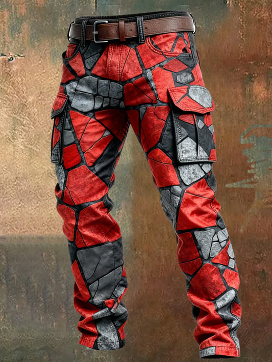 Pantalones casuales del trabajo del estilo del negocio retro de los hombres