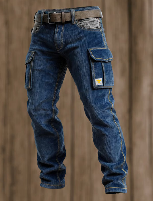 Pantalones casuales del trabajo del estilo del negocio retro de los hombres