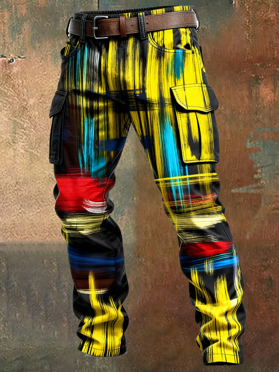 Pantalones casuales del trabajo del estilo del negocio retro de los hombres