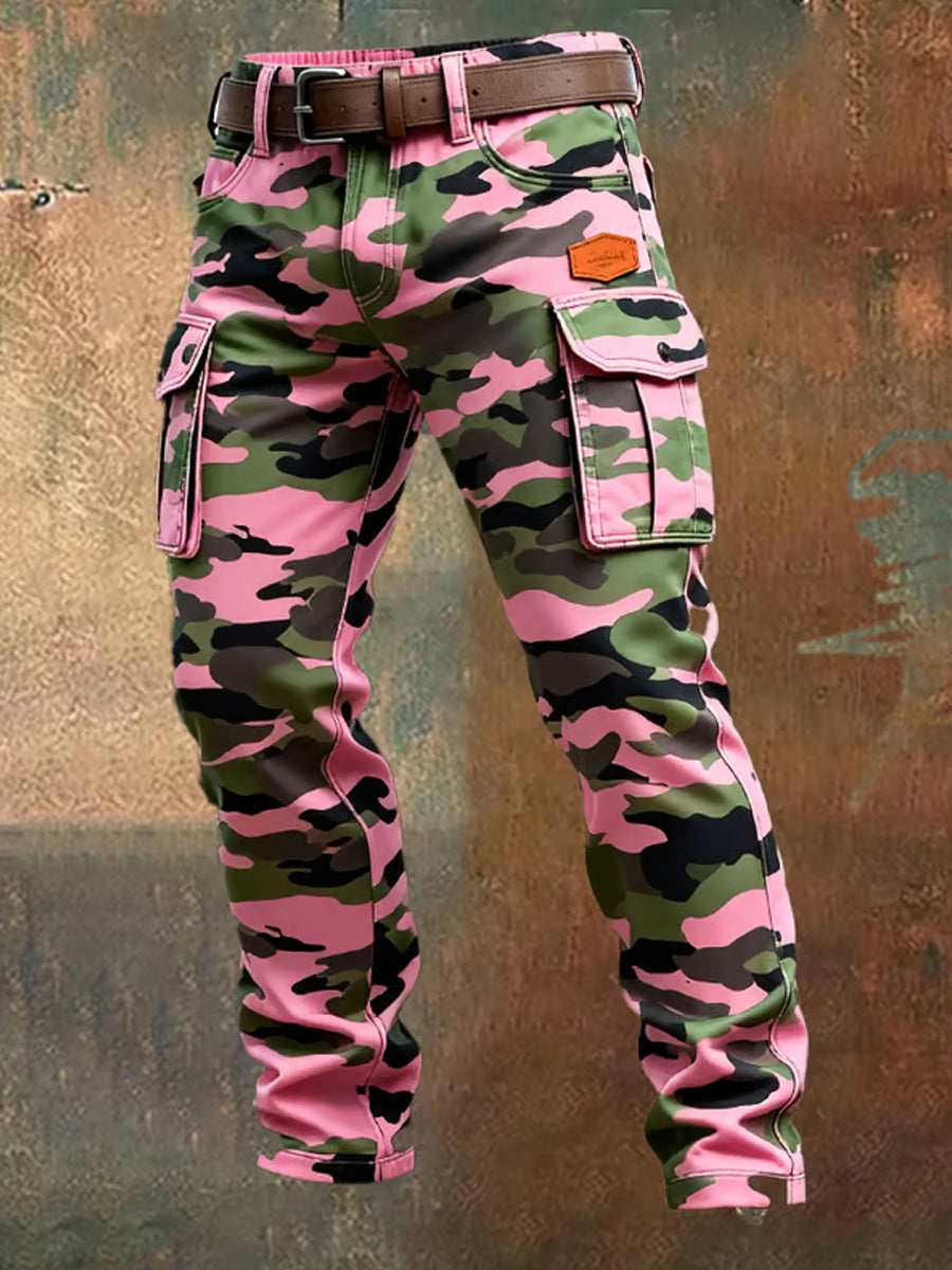 Pantalones casuales del trabajo del estilo del negocio retro de los hombres