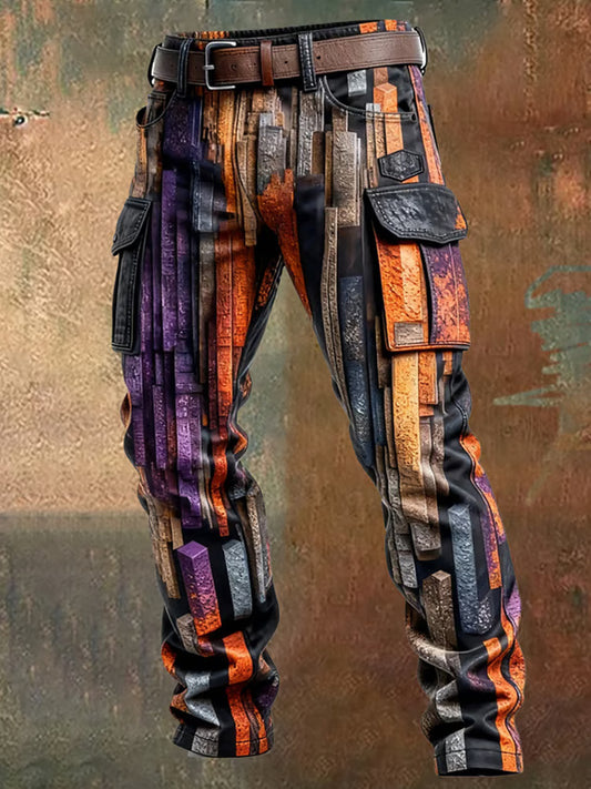 Pantalones casuales del trabajo del estilo del negocio retro de los hombres