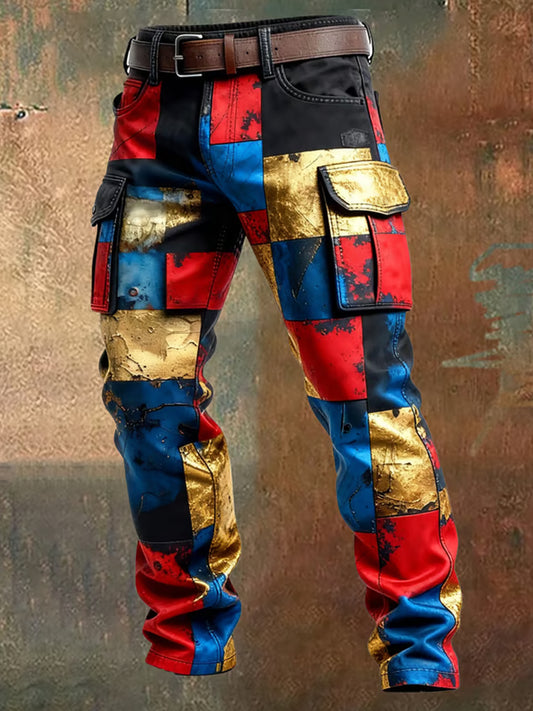 Pantalones casuales del trabajo del estilo del negocio retro de los hombres