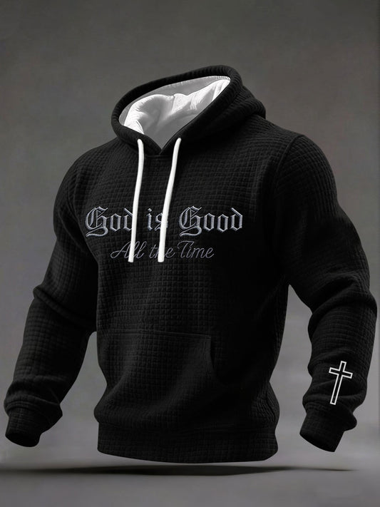 Dios de los hombres es buena impresión Casual Hoodie