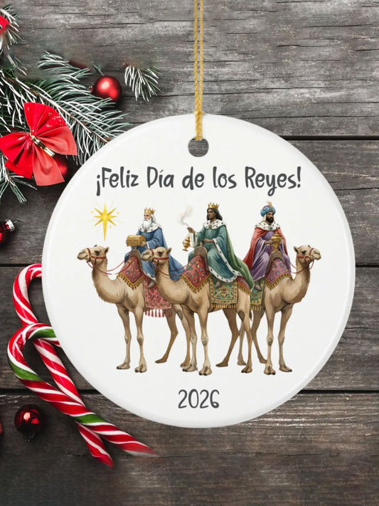 Puerto Rico Decoración impresa del día de los tres reyes