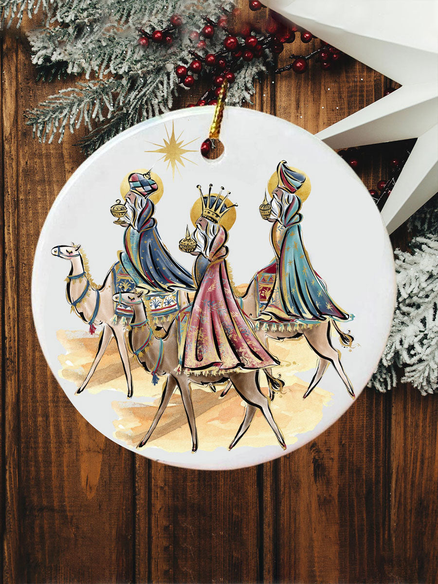Puerto Rico Decoración impresa del día de los tres reyes