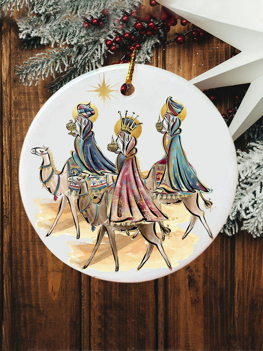 Puerto Rico Decoración impresa del día de los tres reyes