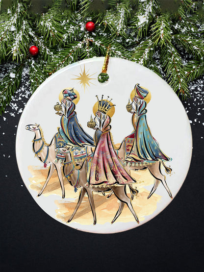 Puerto Rico Decoración impresa del día de los tres reyes