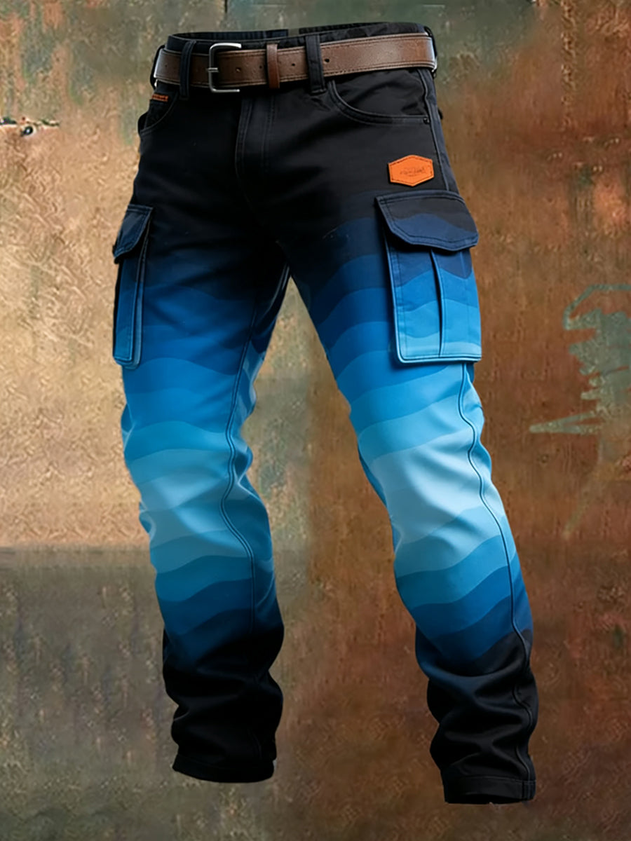 Pantalones casuales del trabajo del estilo del negocio retro de los hombres