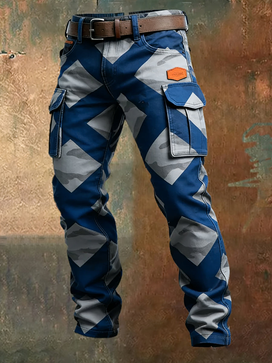 Pantalones casuales del trabajo del estilo del negocio retro de los hombres