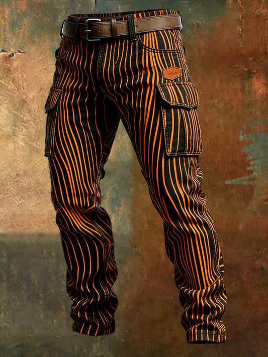 Pantalones casuales del trabajo del estilo del negocio retro de los hombres