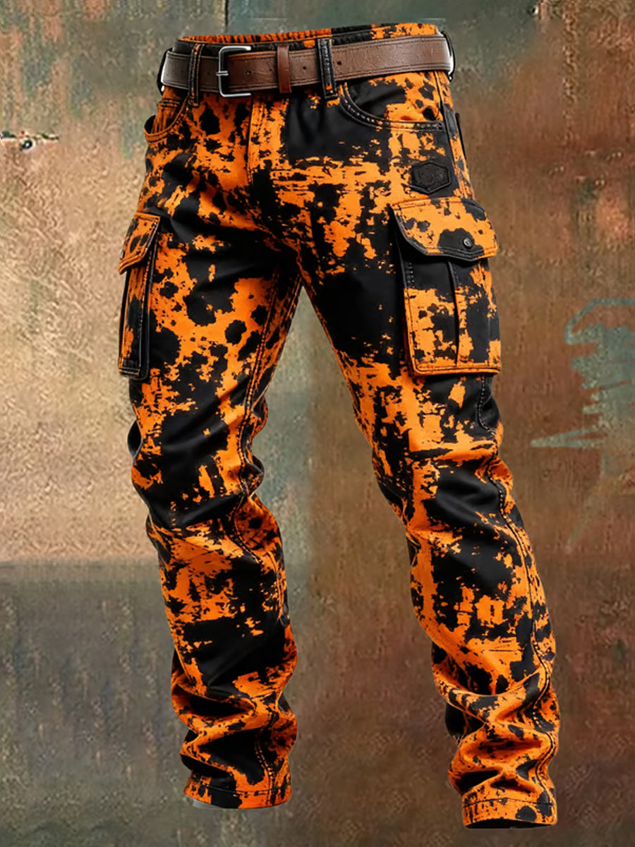 Pantalones casuales del trabajo del estilo del negocio retro de los hombres