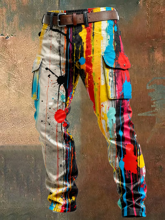 Pantalones casuales del trabajo del estilo del negocio retro de los hombres