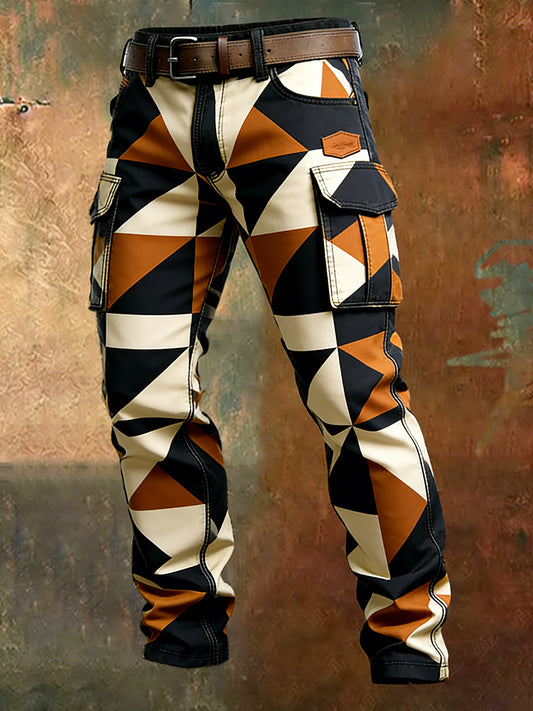 Pantalones casuales del trabajo del estilo del negocio retro de los hombres