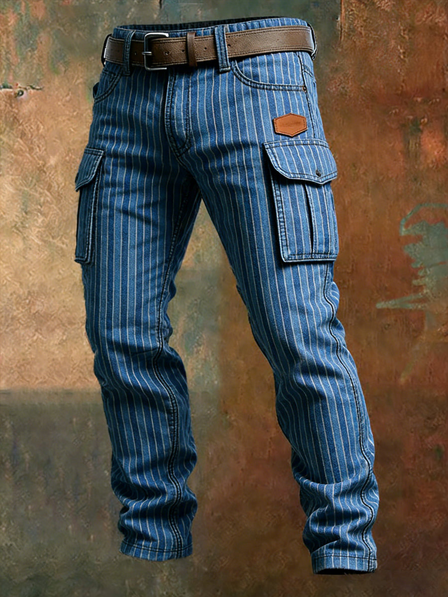 Pantalones casuales del trabajo del estilo del negocio retro de los hombres