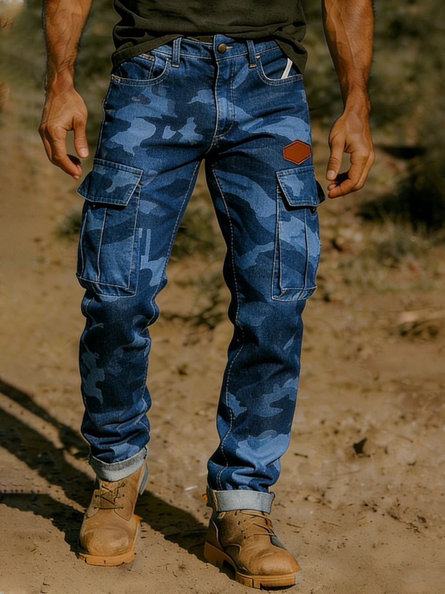 Pantalones casuales del trabajo del estilo del negocio retro de los hombres