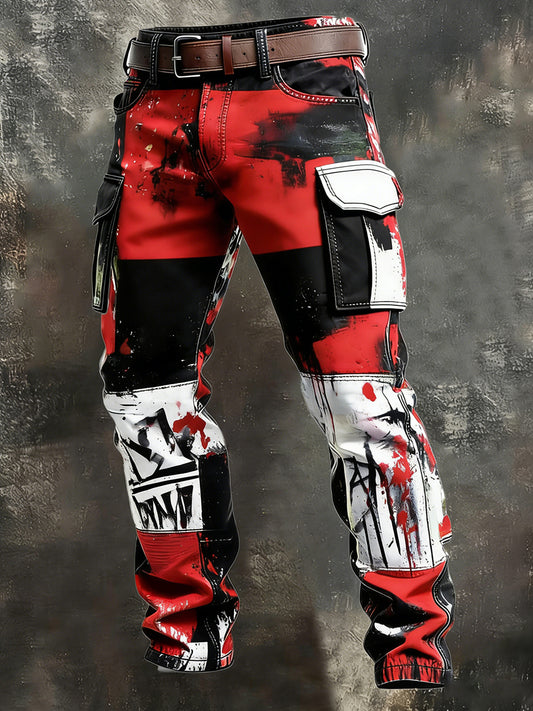 Pantalones casuales del trabajo del estilo del negocio retro de los hombres