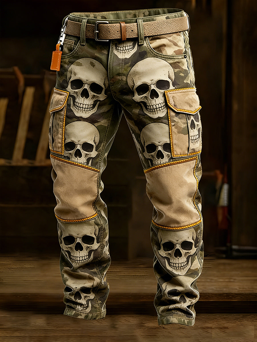 Pantalones casuales del trabajo del estilo del negocio retro de los hombres