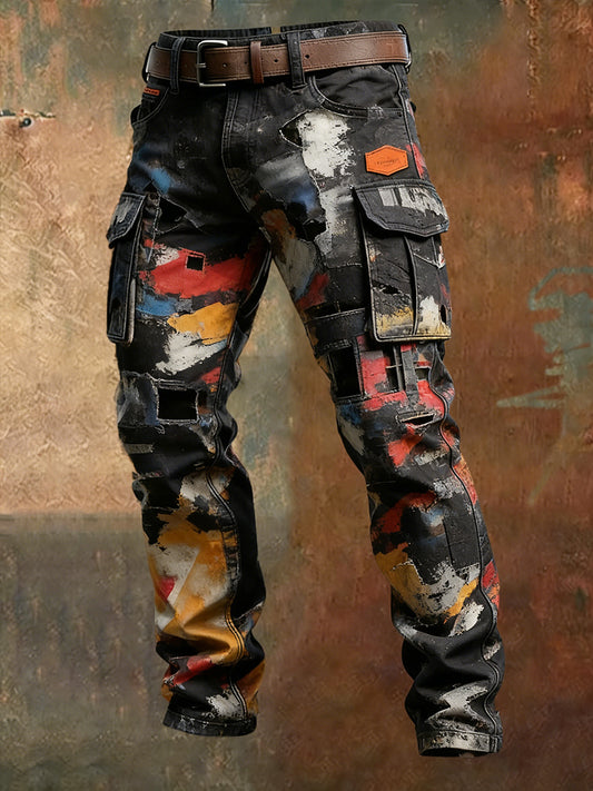 Pantalones casuales del trabajo del estilo del negocio retro de los hombres