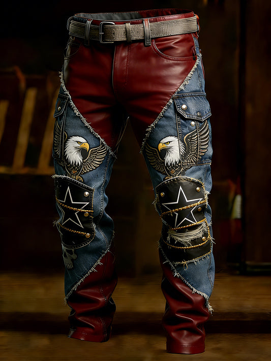 Pantalones casuales del trabajo del estilo del negocio retro de los hombres