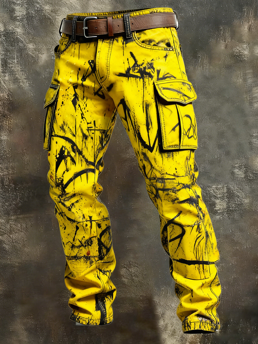 Pantalones casuales del trabajo del estilo del negocio retro de los hombres