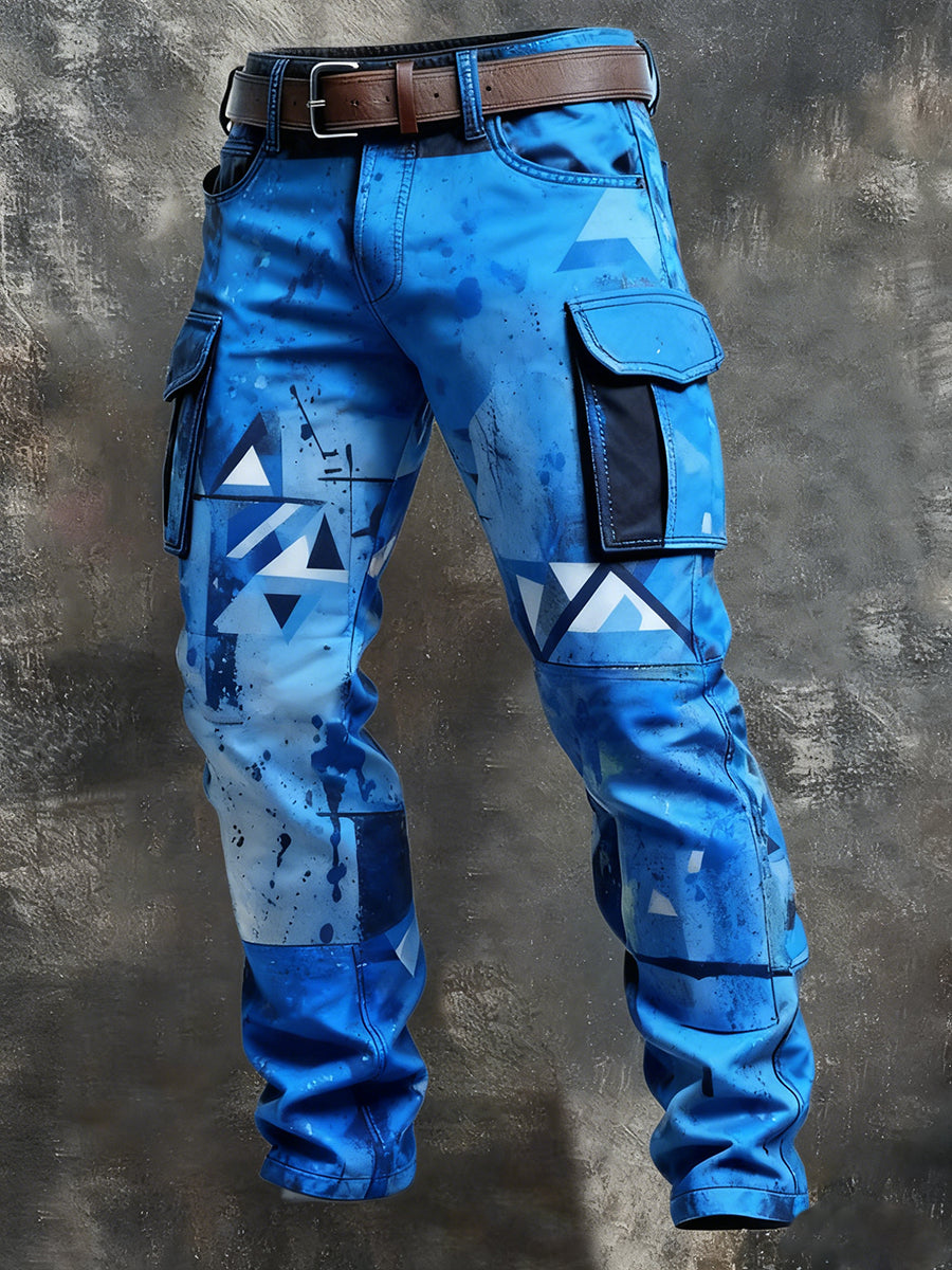 Pantalones casuales del trabajo del estilo del negocio retro de los hombres