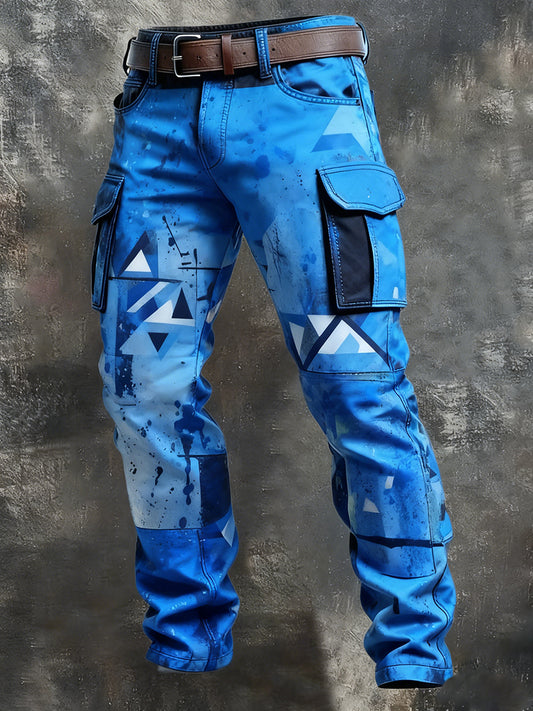 Pantalones casuales del trabajo del estilo del negocio retro de los hombres