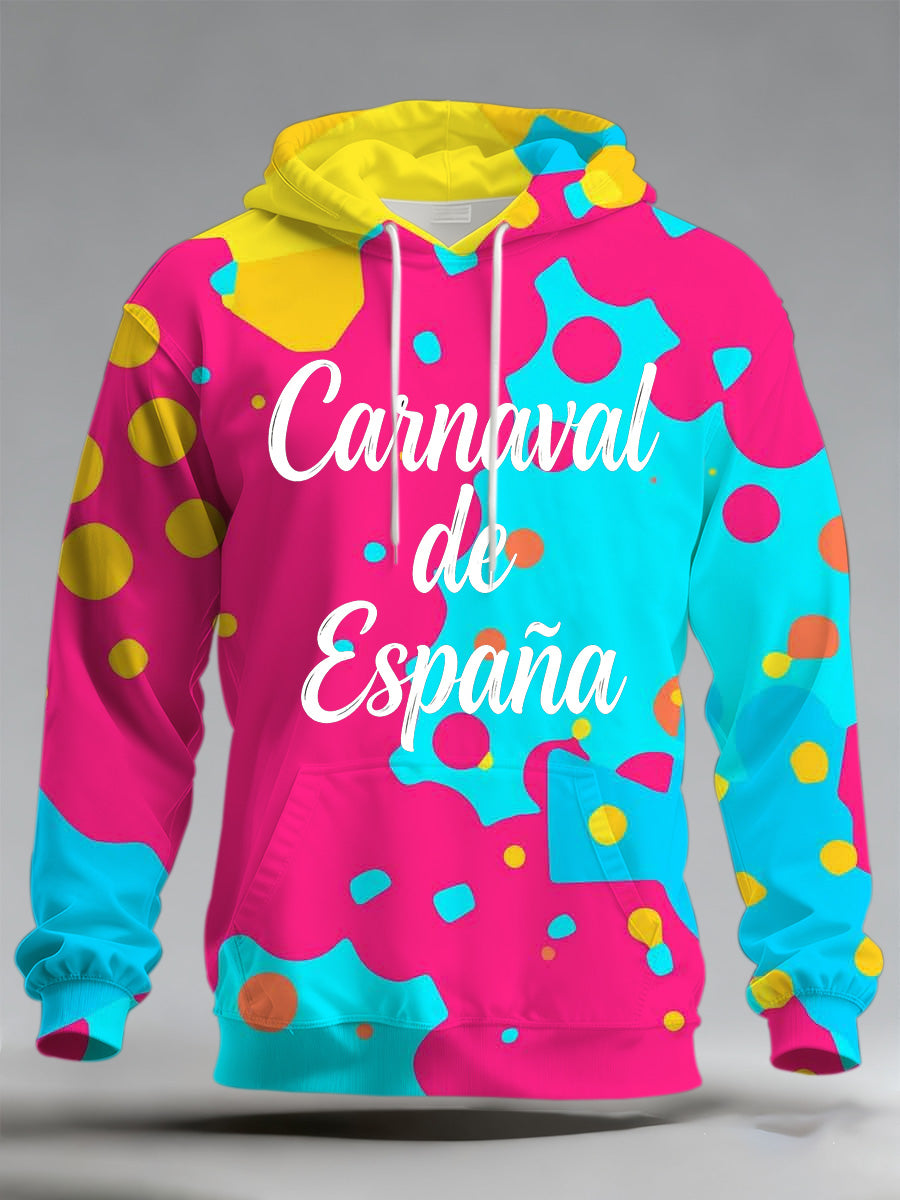 Sudadera con capucha Carnaval español de los hombres