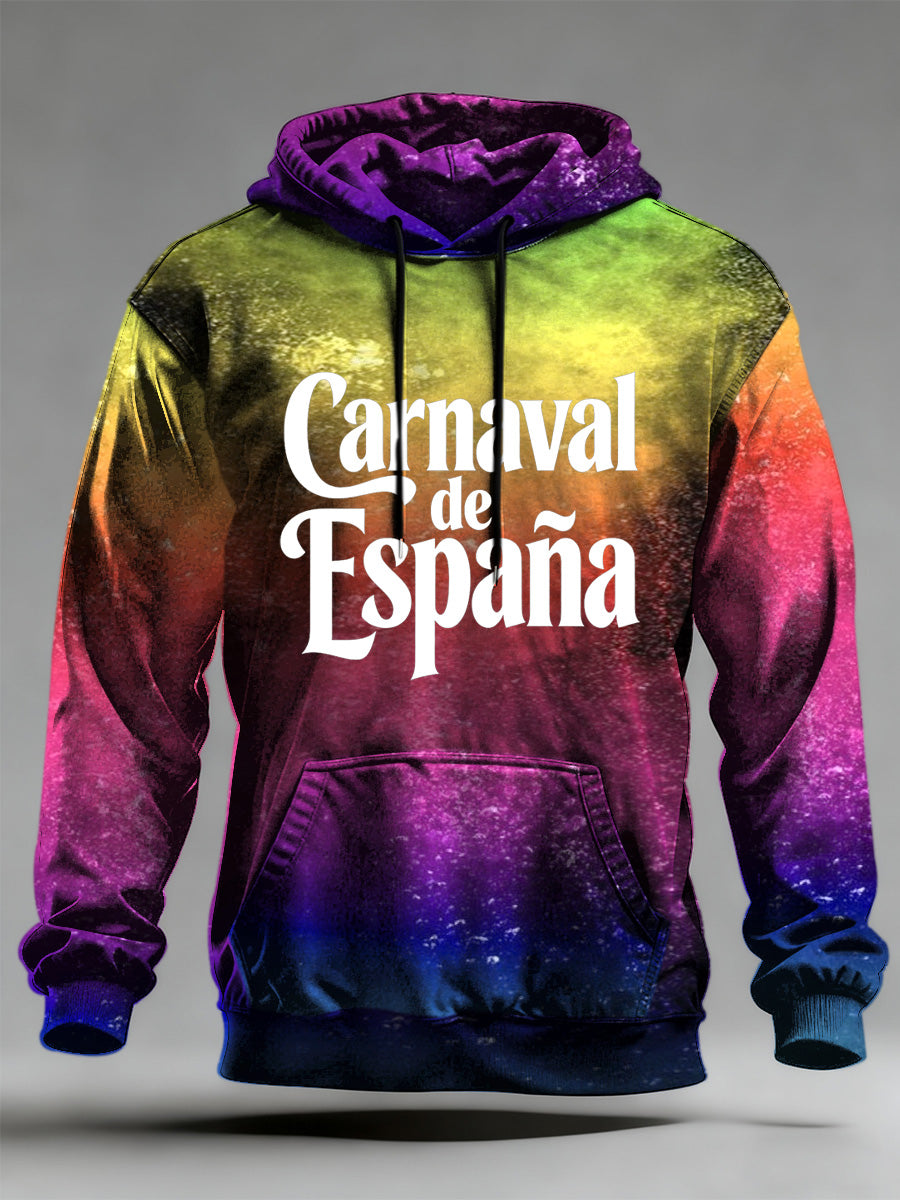 Sudadera con capucha Carnaval español de los hombres