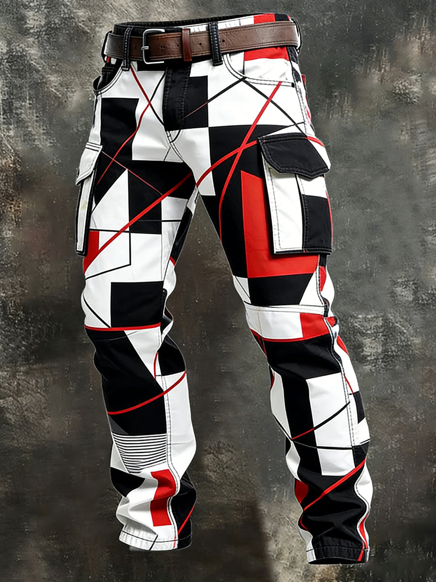 Pantalones casuales del trabajo del estilo del negocio retro de los hombres