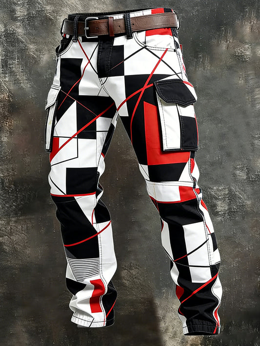 Pantalones casuales del trabajo del estilo del negocio retro de los hombres