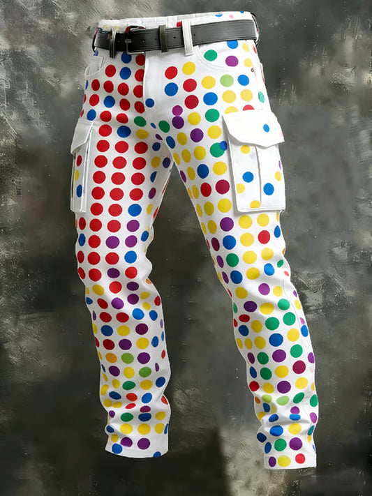 Pantalones casuales estampados de Colonia Carnival Konfetti im Herzen para hombre