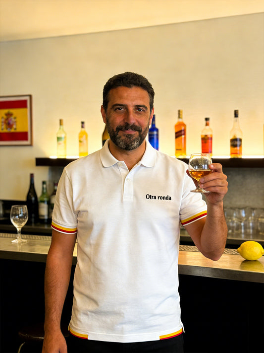Camisa deportiva española vintage para hombre
