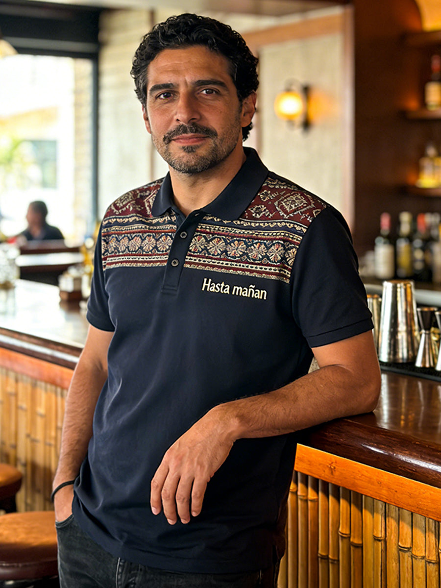 Camisa deportiva española vintage para hombre
