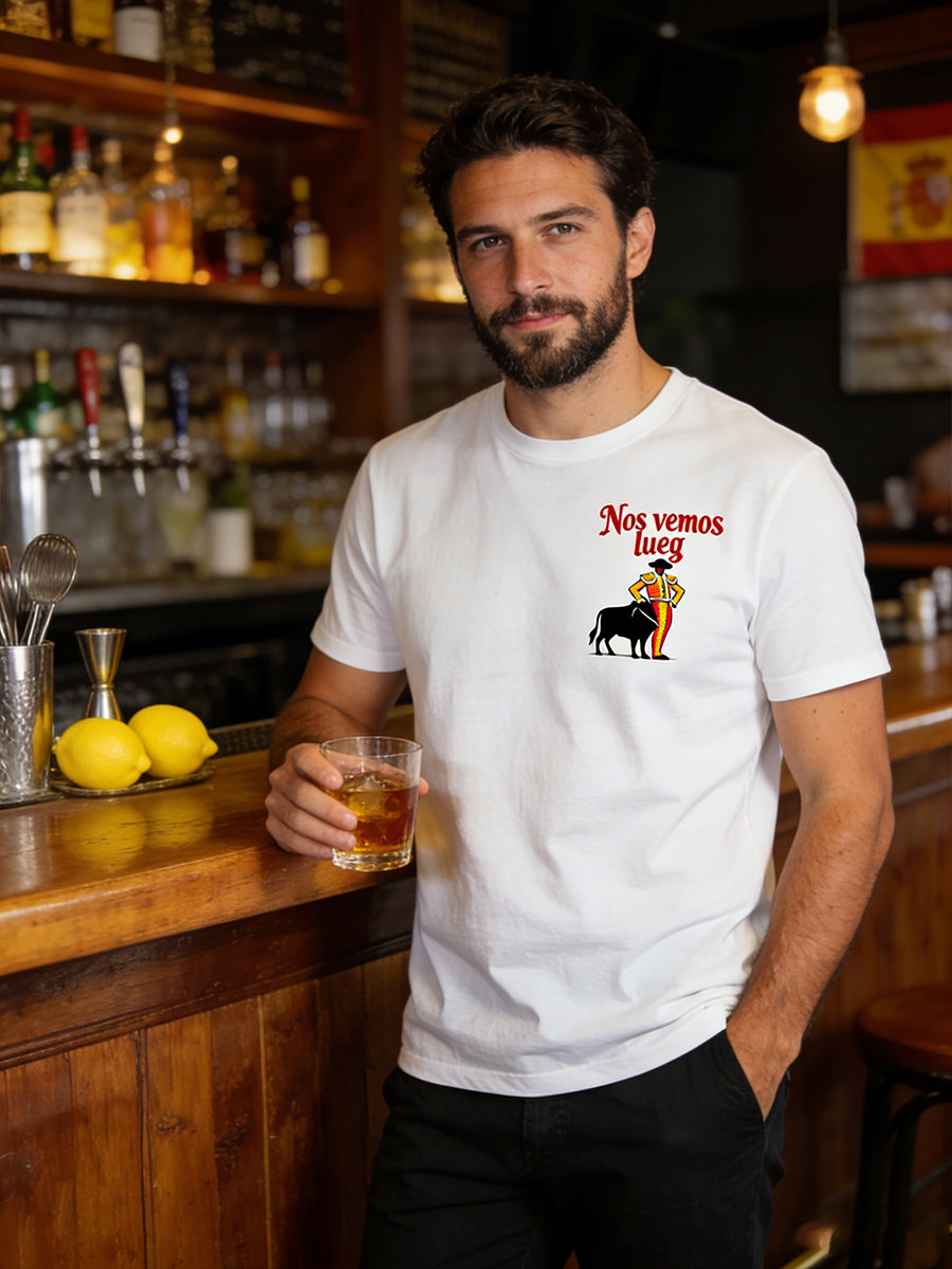 Camiseta deportiva española vintage para hombre