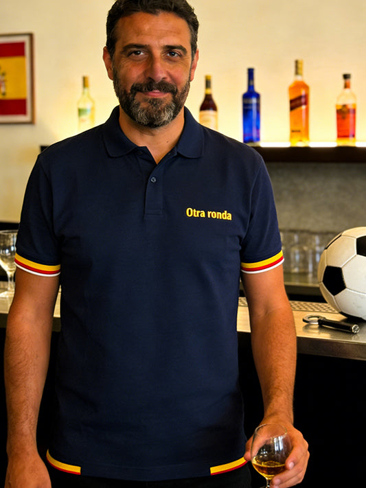 Camisa deportiva española vintage para hombre