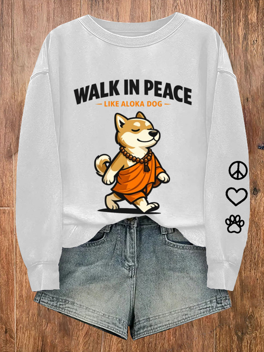 Sudadera Walk For Peace para mujer