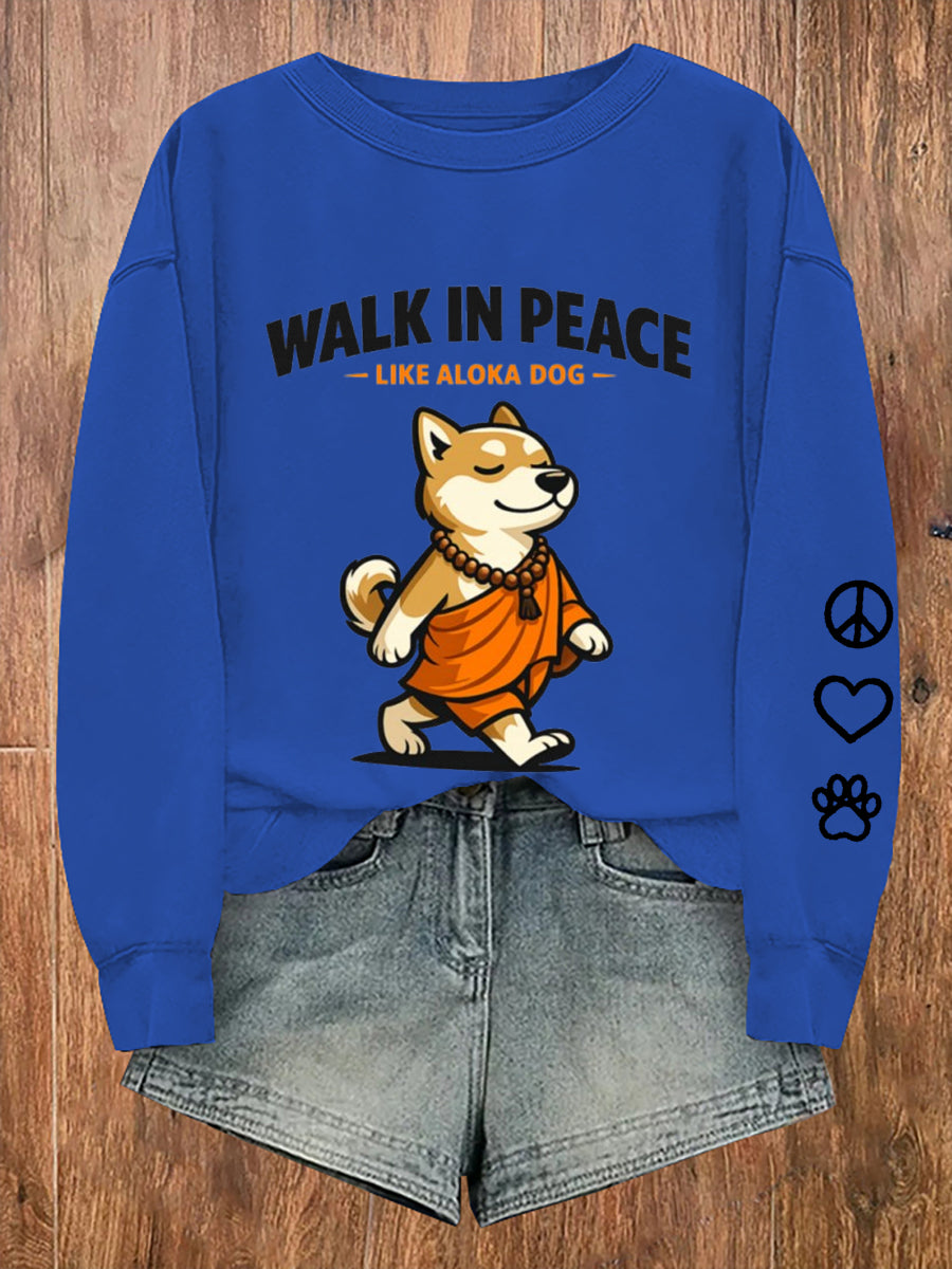Sudadera Walk For Peace para mujer